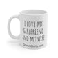 I Love My Girlfriend and My Wife 11oz Coffee Mug, Polyamorous Tea Cup, Lover Messaging Drinkware, Poly Valentine's Gift