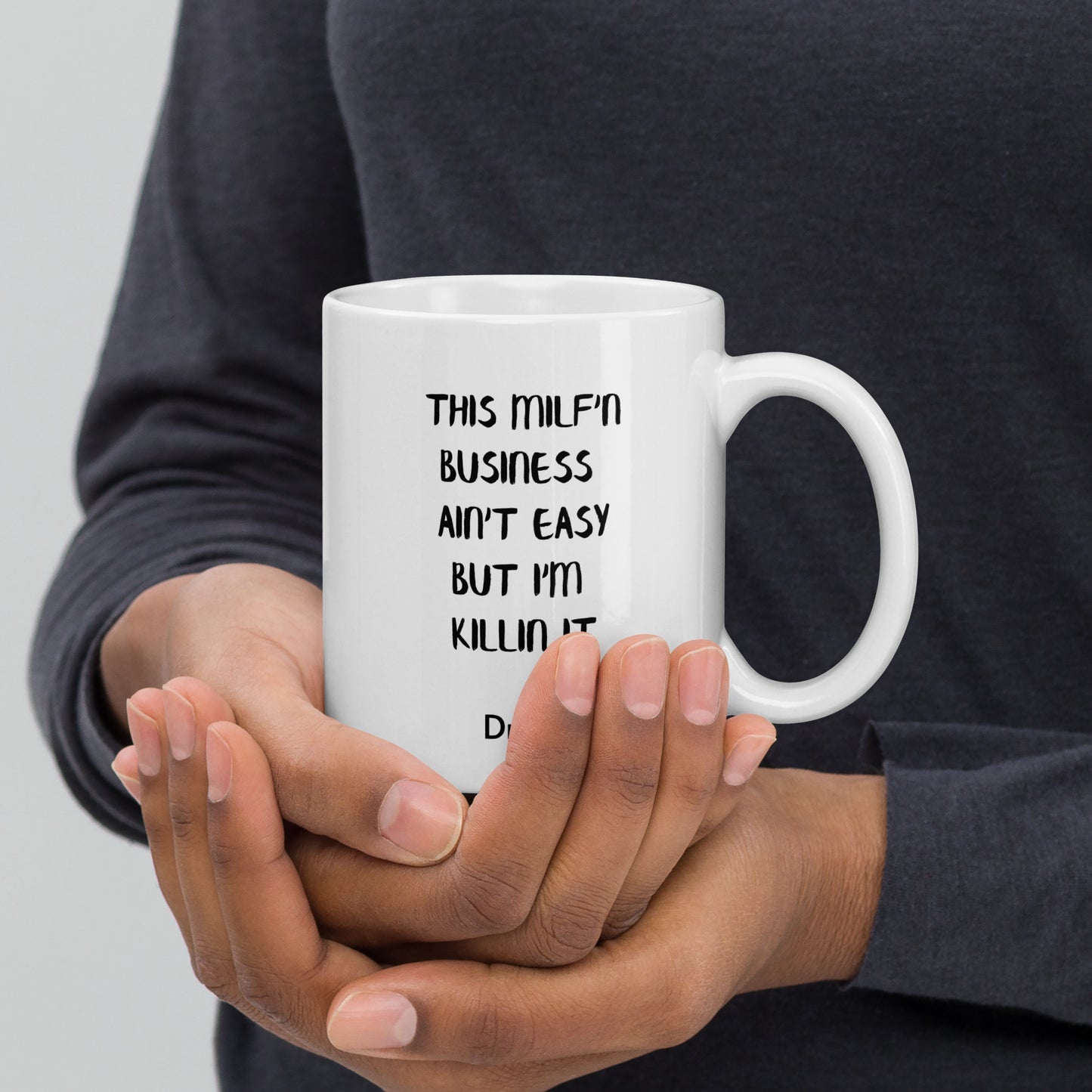 MILF Mug Mother's Day White With Black Text