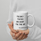 Sexy white coffee mug 11 oz
